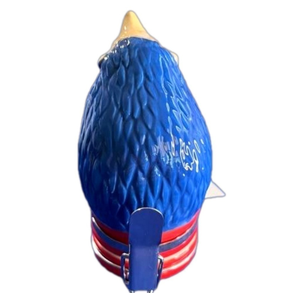 Contained Art Blue Hedgehog Ceramic Jar - Picture 3 of 14